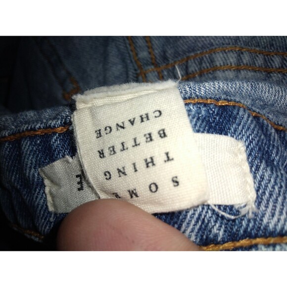 Comune Laguna Boyfriend Fit Jeans Women's 25 Blue Indre Mid Rise Distressed - Picture 8 of 11